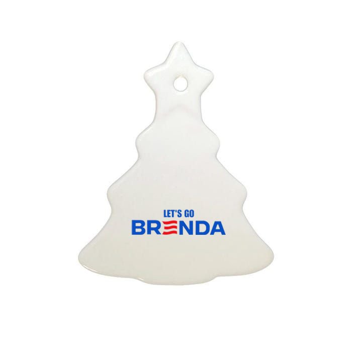 LetS Go Brenda Kamala 2024 Ceramic Tree Ornament