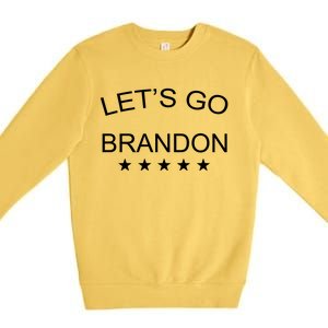 Let's Go Brandon Funny Joe Biden Premium Crewneck Sweatshirt