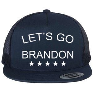 Let's Go Brandon Funny Joe Biden Flat Bill Trucker Hat