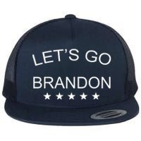 Let's Go Brandon Funny Joe Biden Flat Bill Trucker Hat