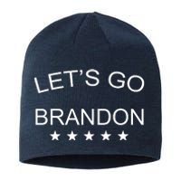 Let's Go Brandon Funny Joe Biden Sustainable Beanie