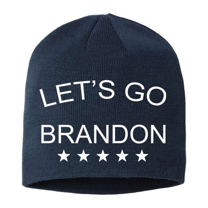 Let's Go Brandon Funny Joe Biden Sustainable Beanie