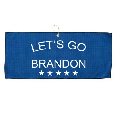 Let's Go Brandon Funny Joe Biden Large Microfiber Waffle Golf Towel