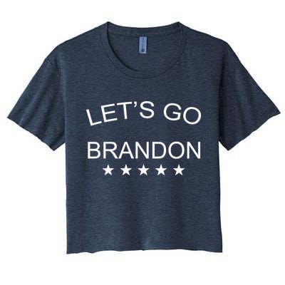 Let's Go Brandon Funny Joe Biden Crop Top