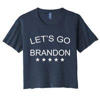 Let's Go Brandon Funny Joe Biden Crop Top