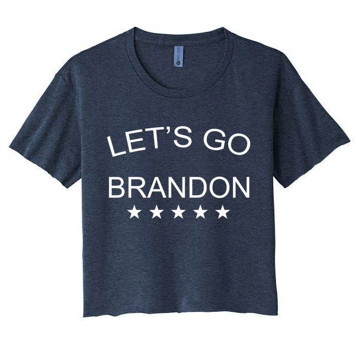 Let's Go Brandon Funny Joe Biden Crop Top
