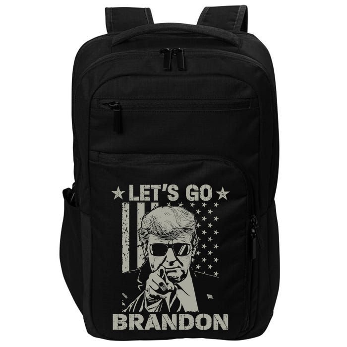 LetS Go Braden Brandon Us Flag Funny Trendy Sarcastic Impact Tech Backpack