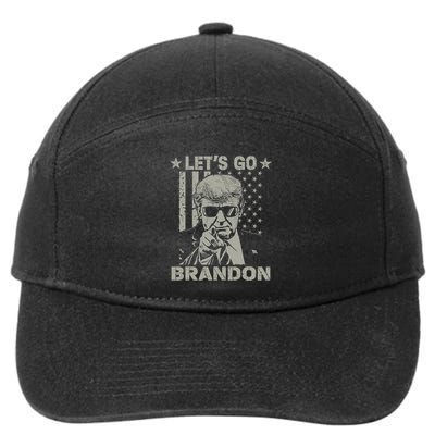 LetS Go Braden Brandon Us Flag Funny Trendy Sarcastic 7-Panel Snapback Hat