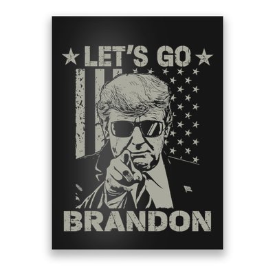 LetS Go Braden Brandon Us Flag Funny Trendy Sarcastic Poster