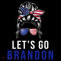Let's Go Brandon Messy Bun 16 in Basic Backpack