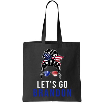 Let's Go Brandon Messy Bun Bag