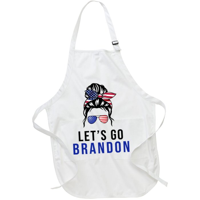 Let's Go Brandon Messy Bun Apron