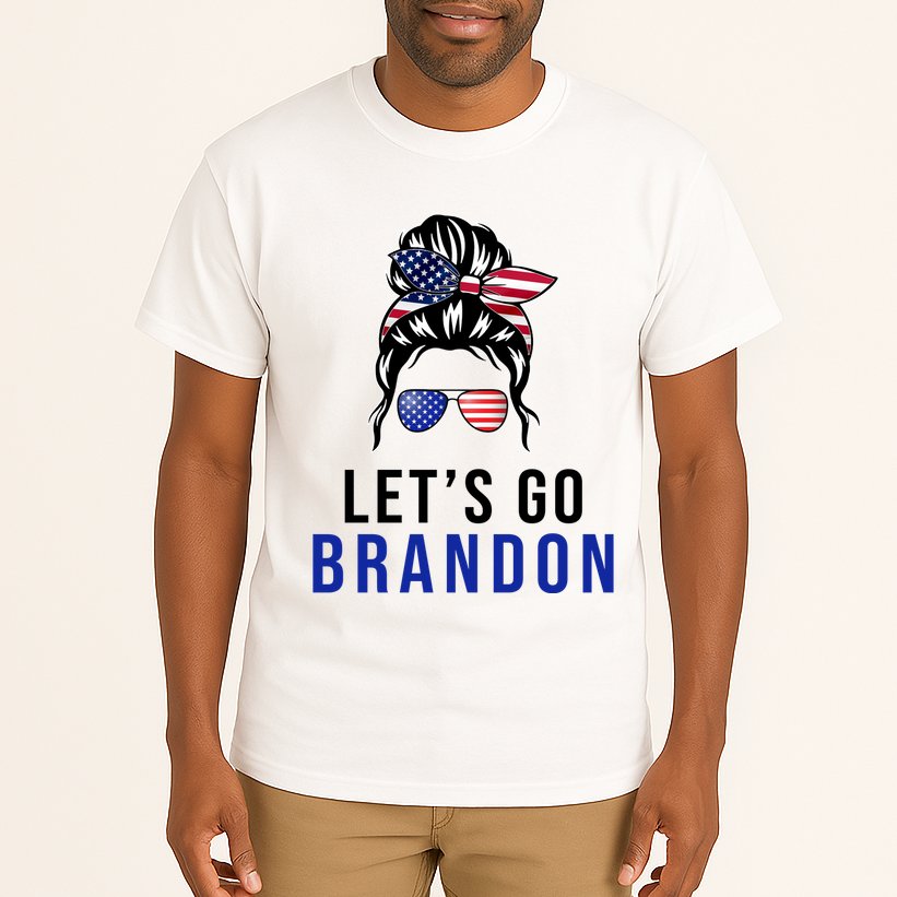 Let's Go Brandon Messy Bun Tall T-Shirt