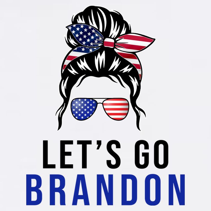 Let's Go Brandon Messy Bun Button