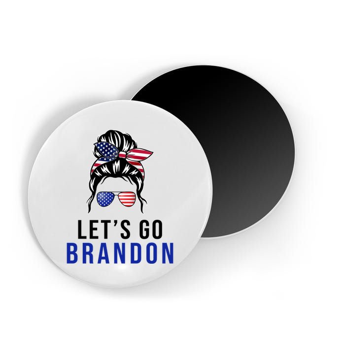 Let's Go Brandon Messy Bun Magnet