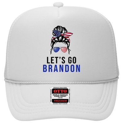 Let's Go Brandon Messy Bun Trucker Hat