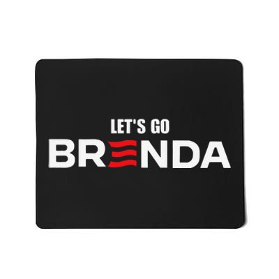 LetS Go Brenda Us Flag Mousepad