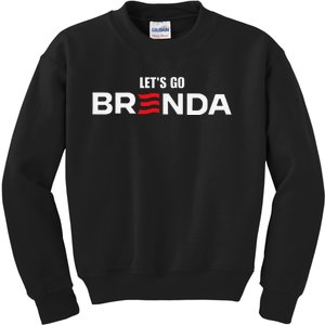 LetS Go Brenda Us Flag Kids Sweatshirt