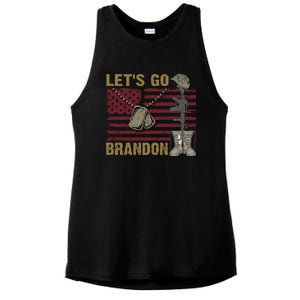 Let's Go Brandon Lets Go Brandon Lets Go Brandon Let's Go Brandon Ladies PosiCharge Tri-Blend Wicking Tank