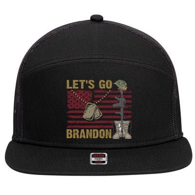 Let's Go Brandon Lets Go Brandon Lets Go Brandon Let's Go Brandon 7 Panel Mesh Trucker Snapback Hat