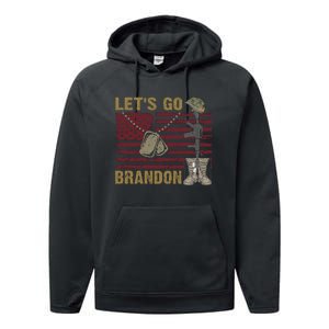 Let's Go Brandon Lets Go Brandon Lets Go Brandon Let's Go Brandon Performance Fleece Hoodie