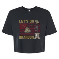 Let's Go Brandon Lets Go Brandon Lets Go Brandon Let's Go Brandon Bella+Canvas Jersey Crop Tee