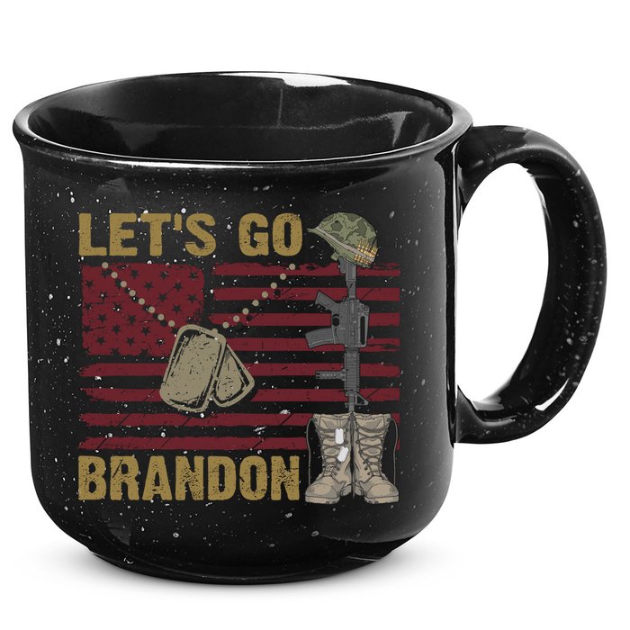 Let's Go Brandon Lets Go Brandon Lets Go Brandon Let's Go Brandon 15oz Campfire Ceramic Mug
