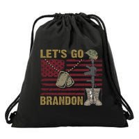 Let's Go Brandon Lets Go Brandon Lets Go Brandon Let's Go Brandon Drawstring Bag