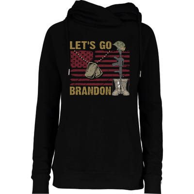 Let's Go Brandon Lets Go Brandon Lets Go Brandon Let's Go Brandon Womens Funnel Neck Pullover Hood