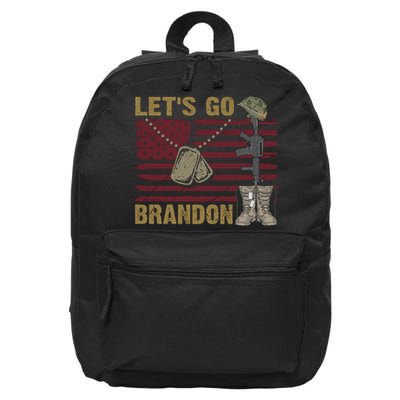 Let's Go Brandon Lets Go Brandon Lets Go Brandon Let's Go Brandon 16 in Basic Backpack