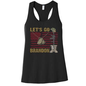 Let's Go Brandon Lets Go Brandon Lets Go Brandon Let's Go Brandon Women's Racerback Tank