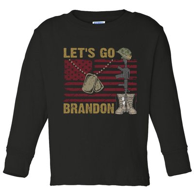 Let's Go Brandon Lets Go Brandon Lets Go Brandon Let's Go Brandon Toddler Long Sleeve Shirt