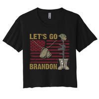 Let's Go Brandon Lets Go Brandon Lets Go Brandon Let's Go Brandon Crop Top