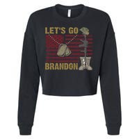 Let's Go Brandon Lets Go Brandon Lets Go Brandon Let's Go Brandon Cropped Pullover Crew