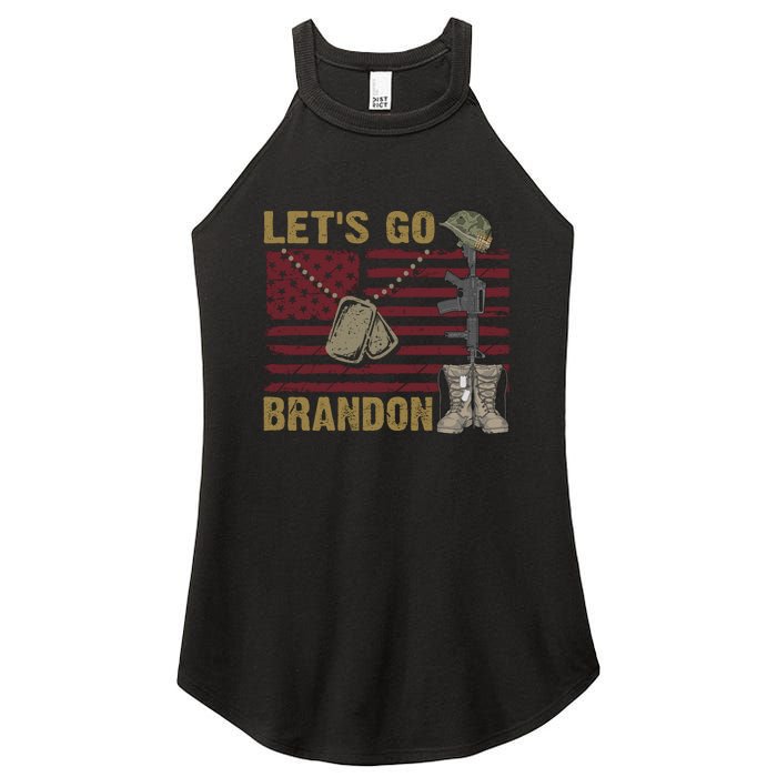 Let's Go Brandon Lets Go Brandon Lets Go Brandon Let's Go Brandon Women's Perfect Tri Rocker Tank