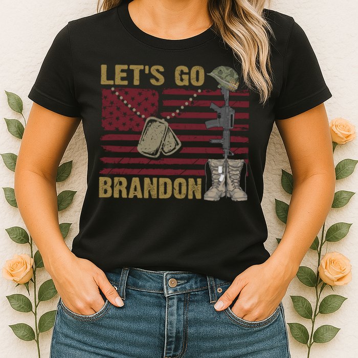 Let's Go Brandon Lets Go Brandon Lets Go Brandon Let's Go Brandon Womens T-Shirt