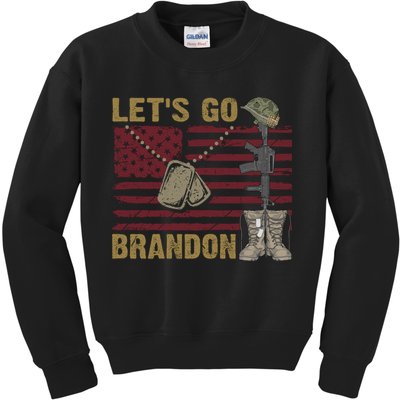 Let's Go Brandon Lets Go Brandon Lets Go Brandon Let's Go Brandon Kids Sweatshirt