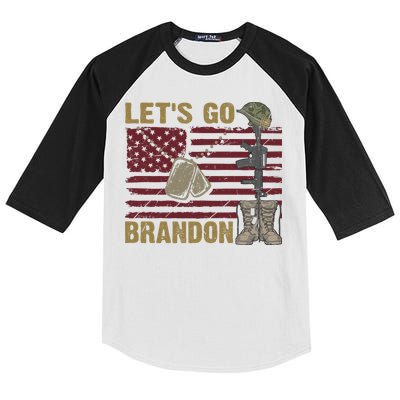 Let's Go Brandon Lets Go Brandon Lets Go Brandon Let's Go Brandon Kids Colorblock Raglan Jersey