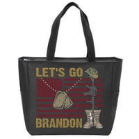Let's Go Brandon Lets Go Brandon Lets Go Brandon Let's Go Brandon Zip Tote Bag
