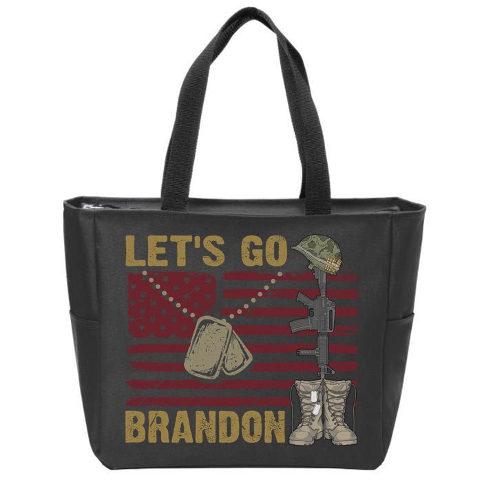 Let's Go Brandon Lets Go Brandon Lets Go Brandon Let's Go Brandon Zip Tote Bag