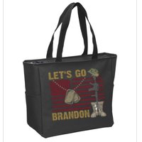Let's Go Brandon Lets Go Brandon Lets Go Brandon Let's Go Brandon Zip Tote Bag