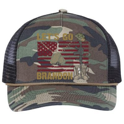 Let's Go Brandon Lets Go Brandon Lets Go Brandon Let's Go Brandon Retro Rope Trucker Hat Cap