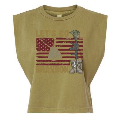 Let's Go Brandon Lets Go Brandon Lets Go Brandon Let's Go Brandon Garment-Dyed Women's Muscle Tee