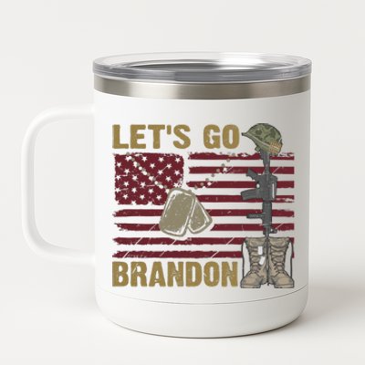 Let's Go Brandon Lets Go Brandon Lets Go Brandon Let's Go Brandon 12 oz Stainless Steel Tumbler Cup