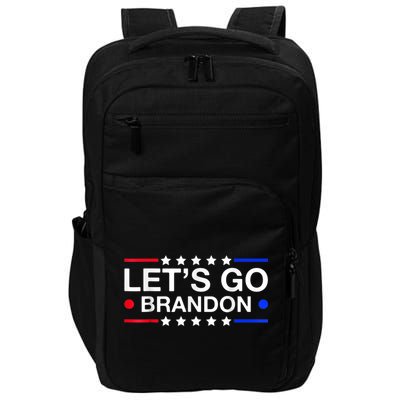 Let's Go Brandon Conservative US Flag Impact Tech Backpack