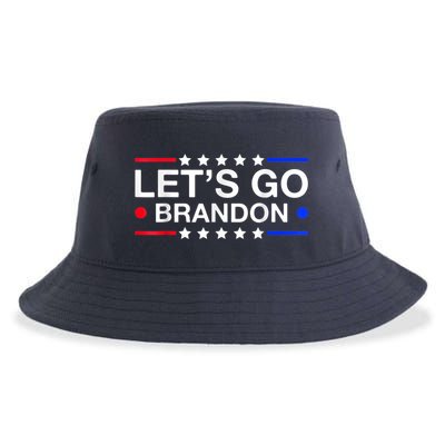 Let's Go Brandon Conservative US Flag Sustainable Bucket Hat