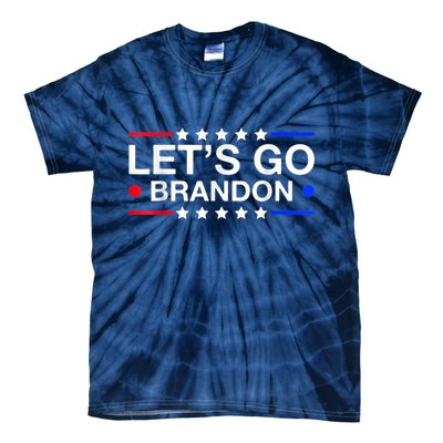 Let's Go Brandon Conservative US Flag Tie-Dye T-Shirt