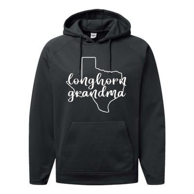 Longhorn Grandma Bella Performance Fleece Hoodie