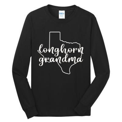 Longhorn Grandma Bella Tall Long Sleeve T-Shirt