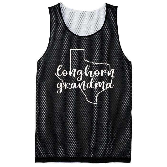 Longhorn Grandma Bella Mesh Reversible Basketball Jersey Tank